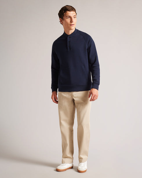 BREENGE-Tops-LS Button Through Sweatshirt- Ted Baker Romania